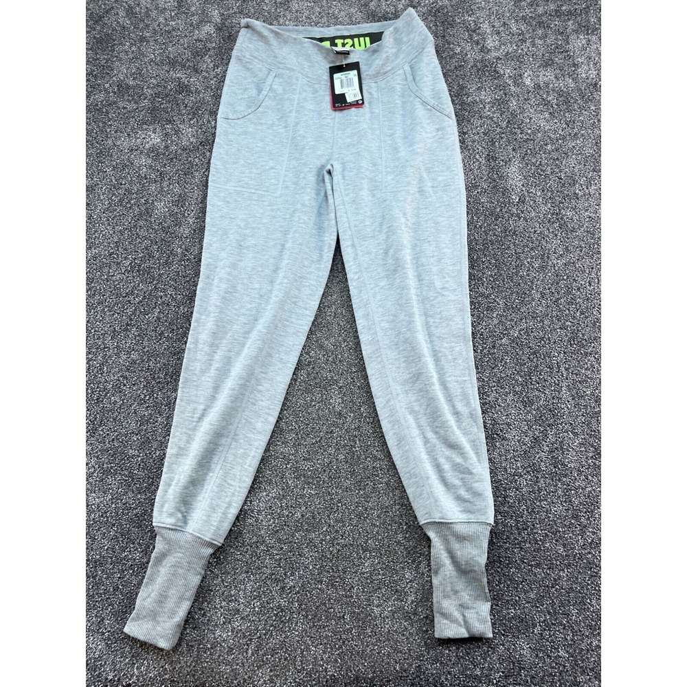 Nike Womens XS Dri-Fit Gray Training Joggers With Pockets & Ribbed Cuffs‎ New